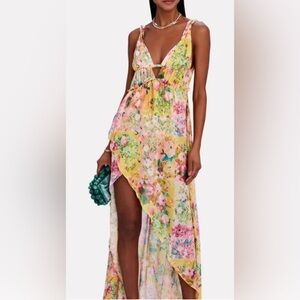 For Love and Lemons Madison Floral Maxi Dress
